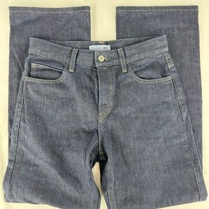 JW Anderson 100% Cotton Straight Leg Dark Wash Denim Jeans
